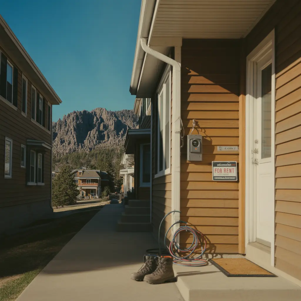 Best Renters Insurance in South Dakota 2025: Real Rates, Top Picks, and What to Watch Out For Rental home with For Rent sign in South Dakota neighborhood near the Black Hills